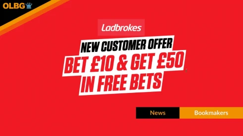 Ladbrokes Launch New Welcome Offer: Bet £10 Get £50 in Free Bets