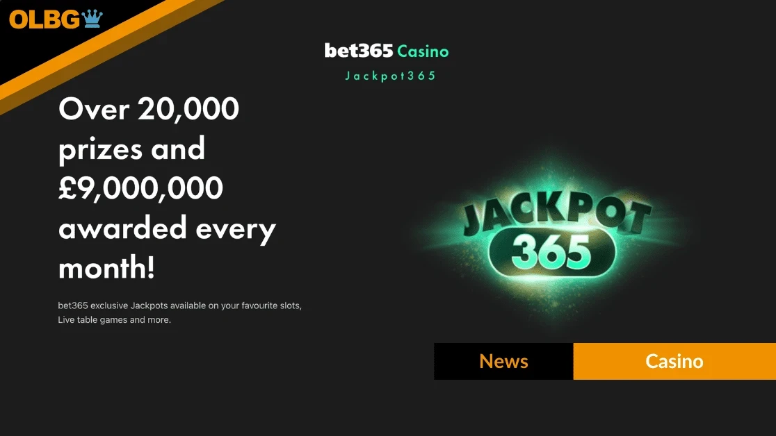 bet365 Launches Jackpot365 on Sports: Industry-First Progressive Jackpot Comes to the Betslip bet365 Launches Jackpot365 on Sports: Industry-First Progressive Jackpot Comes to the Betslip