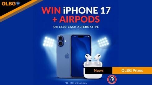 Win an iPhone 17 + AirPods 4 | OLBG Prizes Giveaway