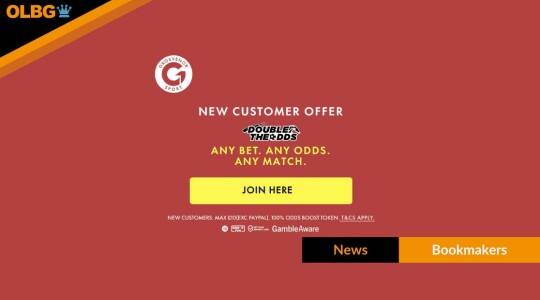 Grosvenor Sport: Double the Odds Welcome Offer up to £10