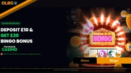 TheOnlineCasino Bingo Offer: Deposit £10 Get £20 Bonus
