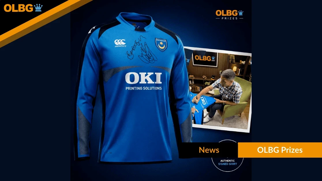 Win a Signed David James Portsmouth Shirt with OLBG Prizes Win a Signed David James Portsmouth Shirt with OLBG Prizes