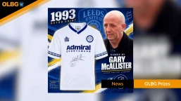 Closes Tomorrow: Win a Signed Gary McAllister 1993 Leeds Shirt with OLBG Prizes