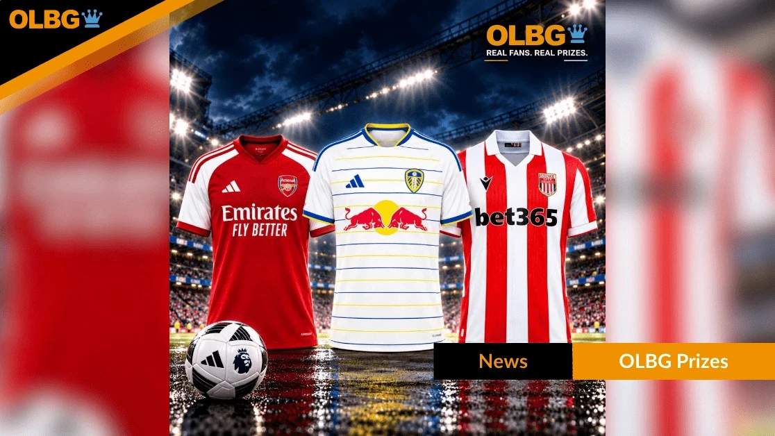 3 Days Left: Win Your Club's Full 26/27 Home, Away and Third Shirts with OLBG Prizes 3 Days Left: Win Your Club's Full 26/27 Home, Away and Third Shirts with OLBG Prizes