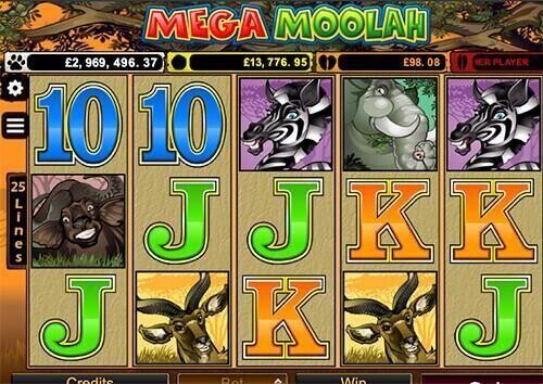 Mega moolah progressive jackpot Slot