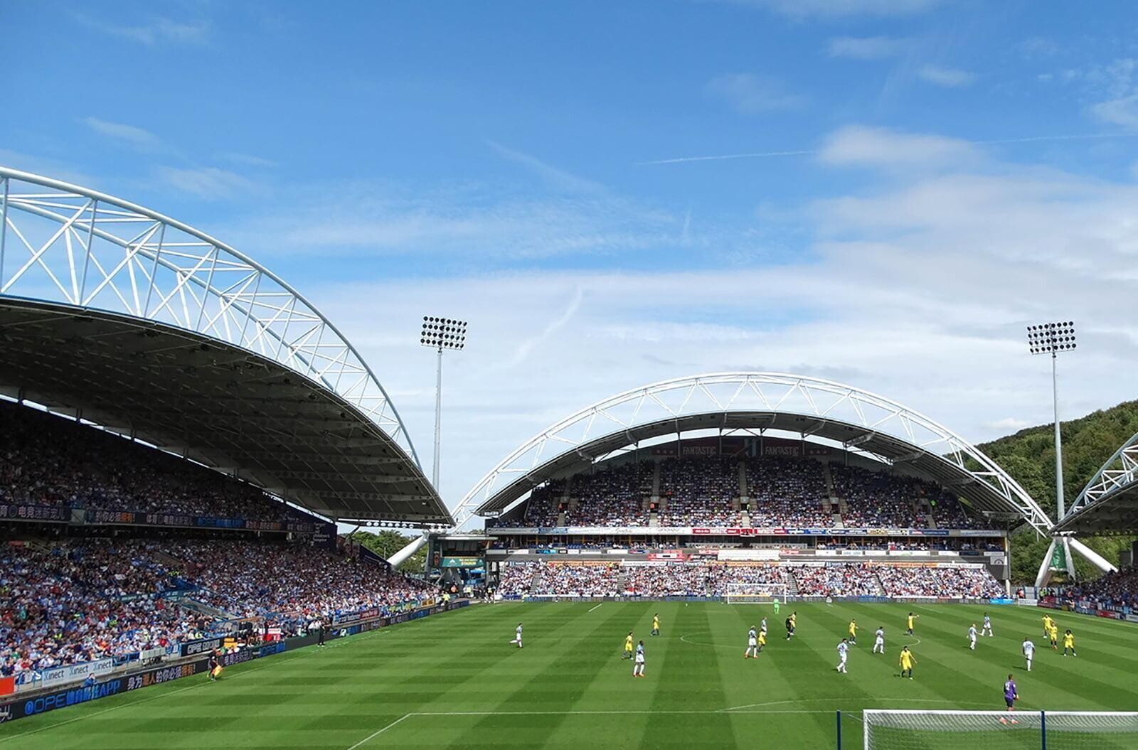 The john Smiths Stadium, home to Huddersfield Football Club