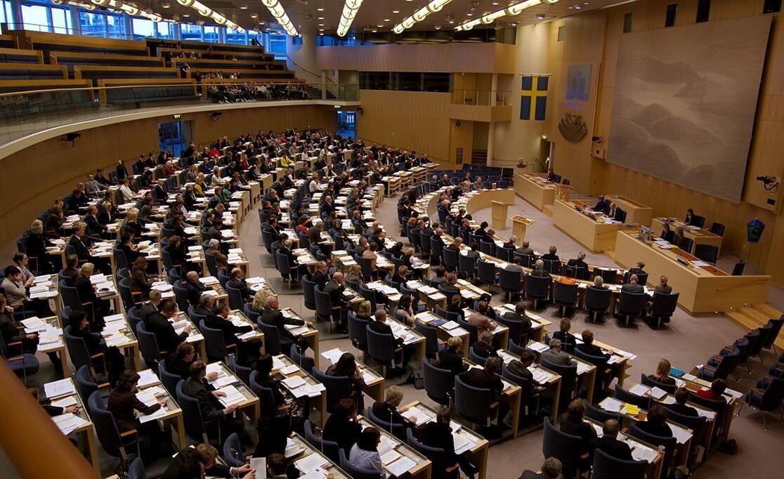 Swedish Parliament Chamber