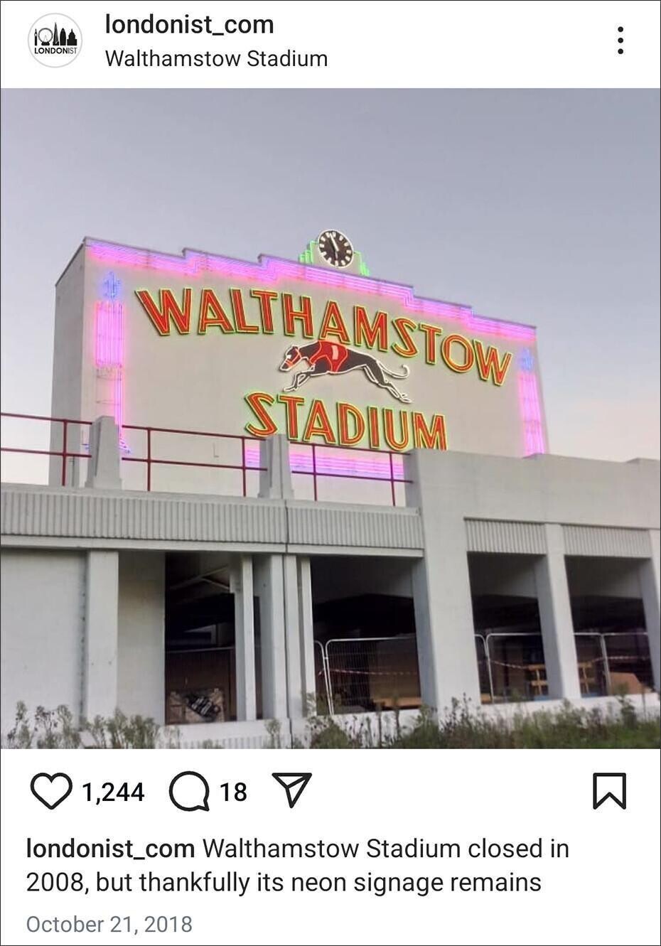 walthamstow stadium