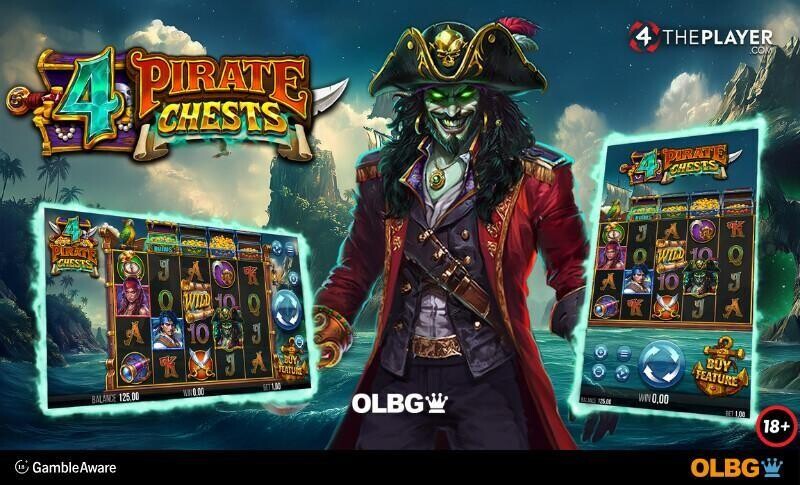 4ThePlayer Slots Interview 4 Pirate Chests Slot banner