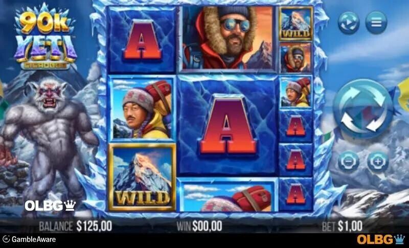90k Yeti Gigablox slot gigablox feature screenshot