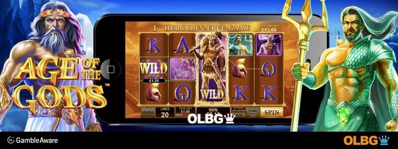 Age of the Gods slot mobile screenshot