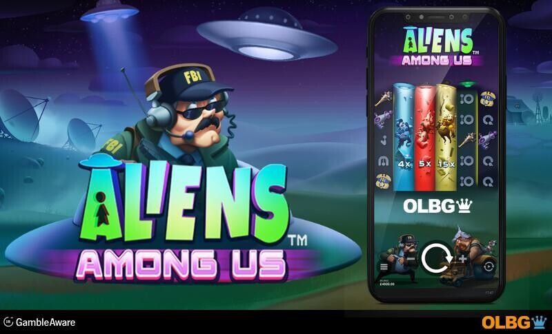 Aliens Among Us slot mobile screenshot