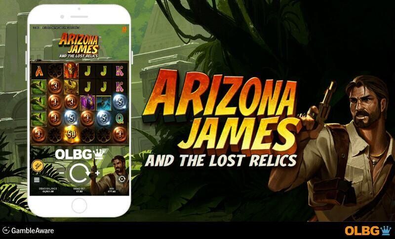 Arizona James and the Lost Relics slot mobile screenshot