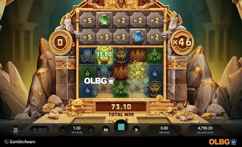 Atlantis Crush slot Free Spins feature screenshot
