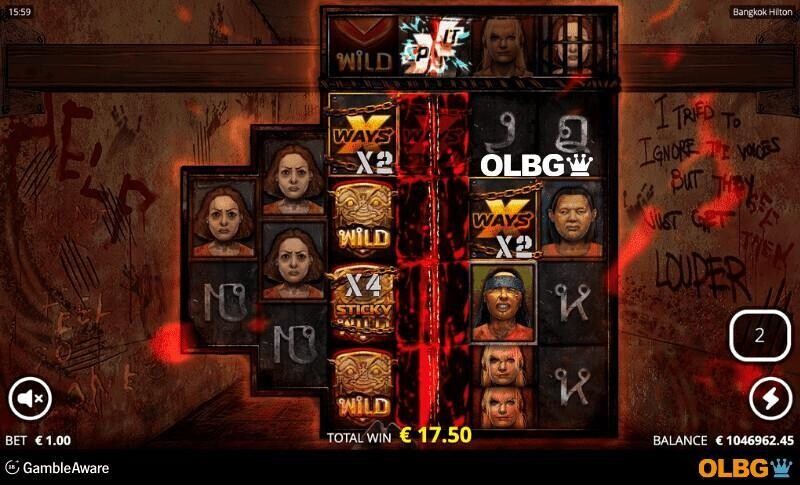 Bangkok Hilton slot Isolation Spins feature screenshot