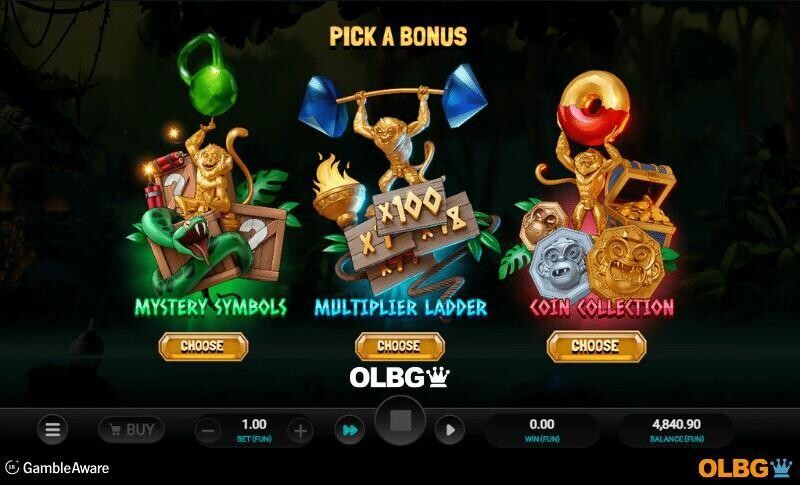Beast Gains slot Free Spins Mode selector screenshot