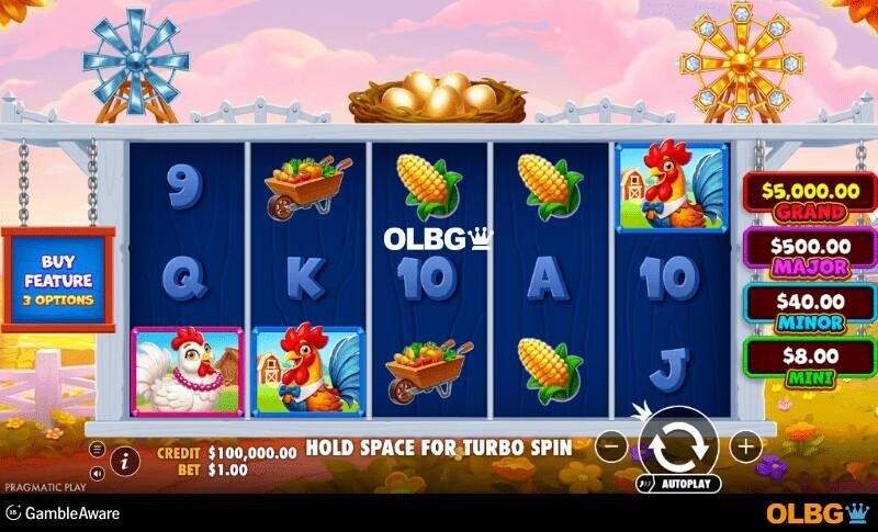 Better Barn House Bonanza slot base game screenshot