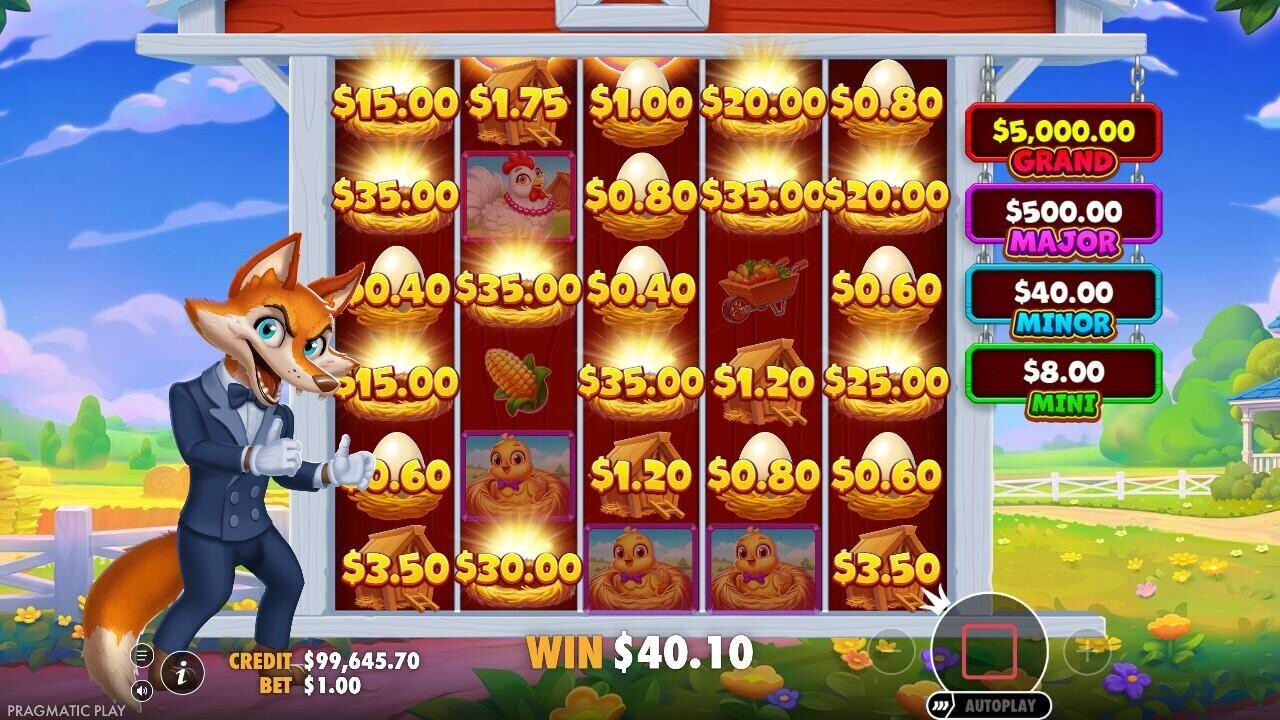 Better Barn House Bonanza slot Free Spins feature screenshot