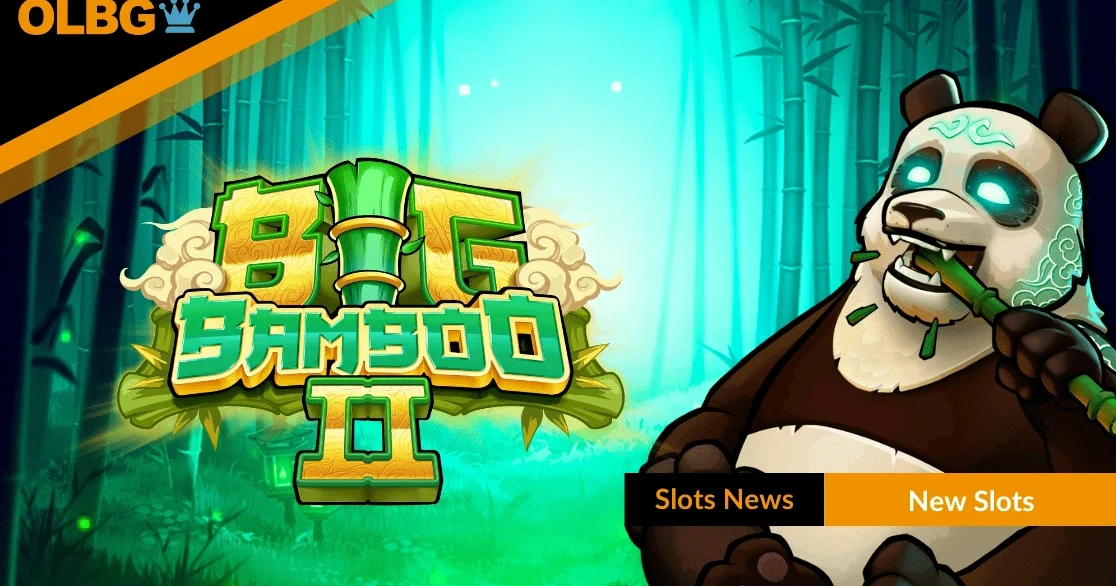 Screenshot des Big Bamboo Slot Spielbildschirms mit Symbole und Walzen