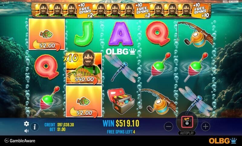 Big Bass Bonanza 1000 slot Free Spins feature screenshot