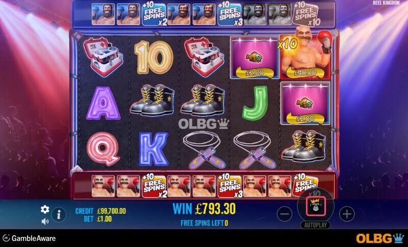 Big Bass Boxing Bonus Round slot Free Spins feature screenshot