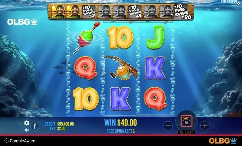 Big Bass Bonanza 3 Reeler slot base game screenshot