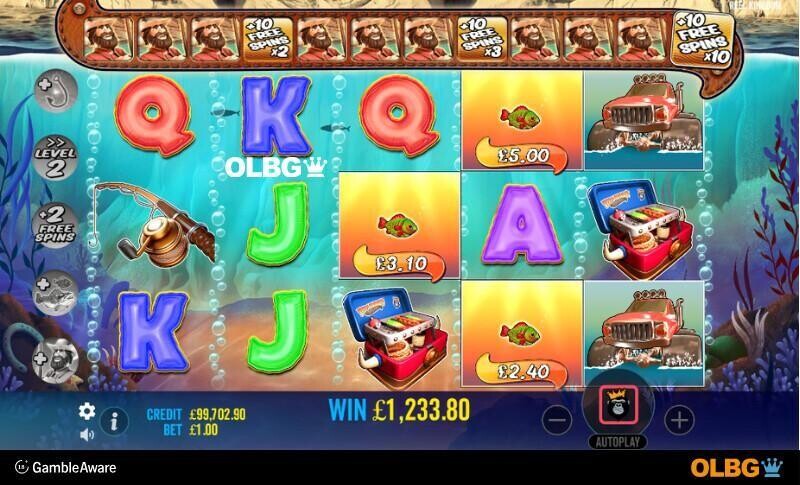 Big Bass Splash slot Free Spins feature screenshot