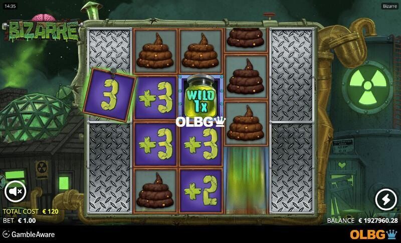 Bizarre slot Chimera Spins feature Respins screenshot