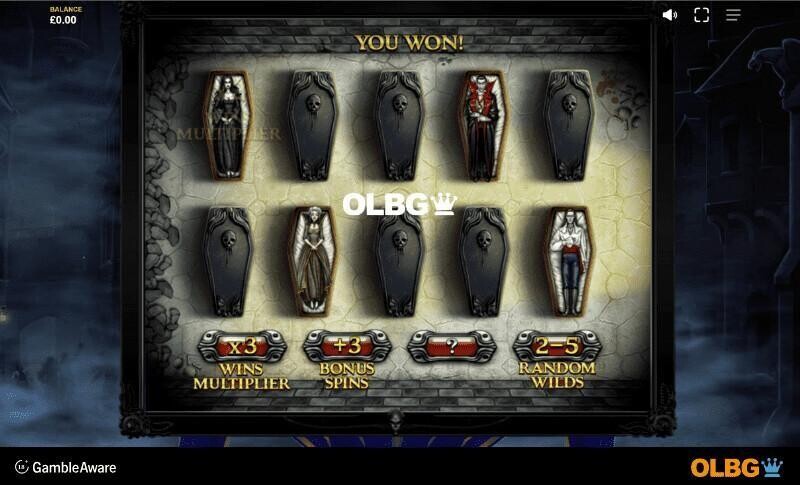 Blood Suckers Megaways slot Free Spins Coffin Picker screenshot