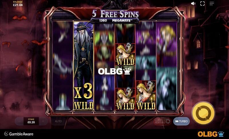 Blood Suckers Megaways slot Free Spins feature screenshot