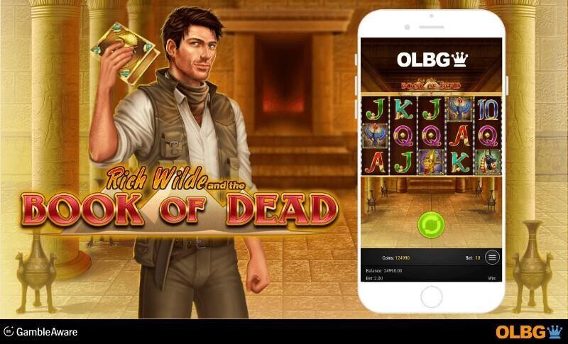 Book of Dead slot mobile screenshot