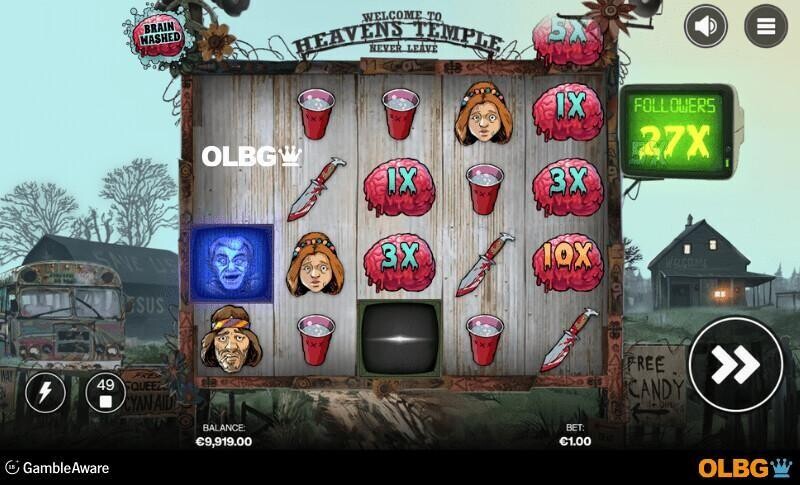 Brainwashed slot Brain Collectors feature screenshot