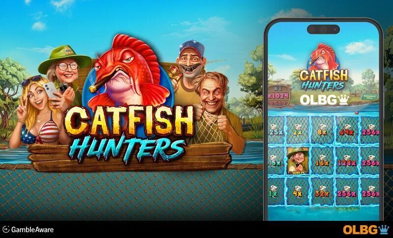 Catfish Hunters slot mobile screenshot