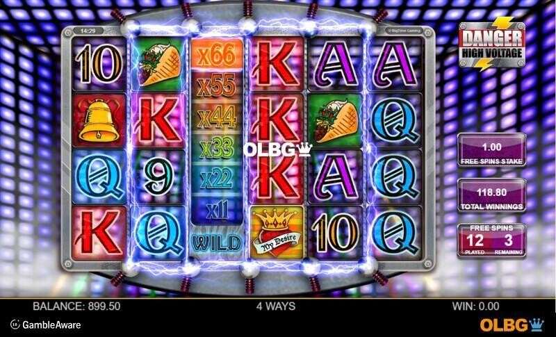 Danger High Voltage slot High Voltage Free Spins feature screenshot