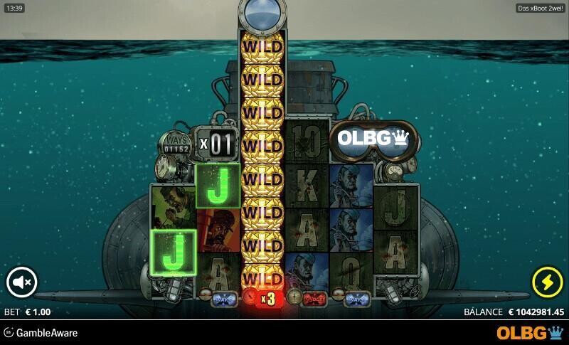 Das Boot 2Wei slot Periscope Up! feature screenshot