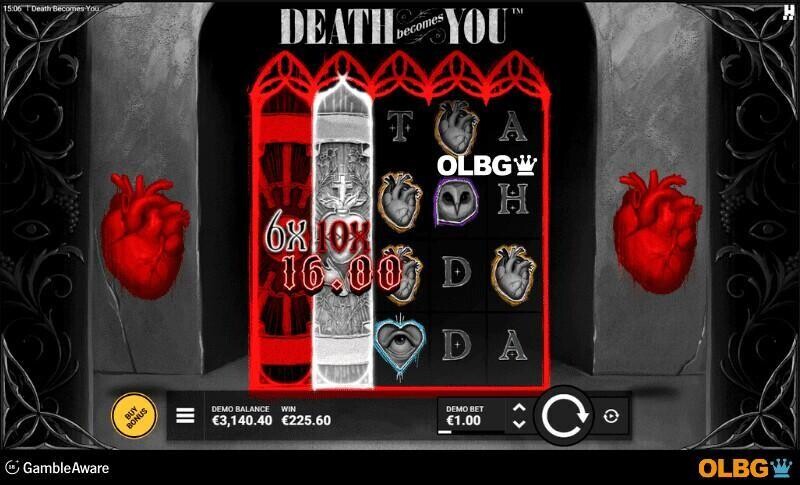 Death Becomes You slot DuelReels feature screenshot