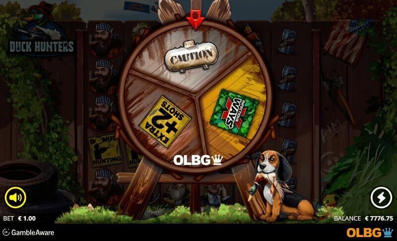 Duck Hunters slot Duck Hunt Spins feature screenshot