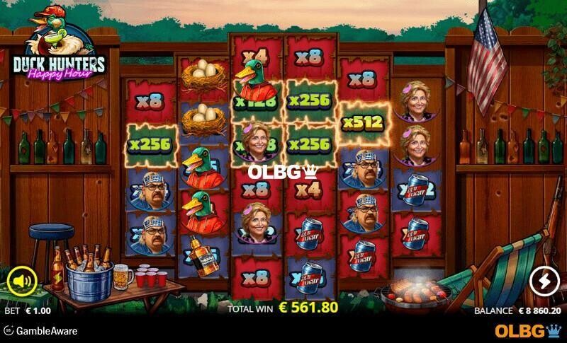 Duck Hunters: Happy Hour slot Collapse feature screenshot