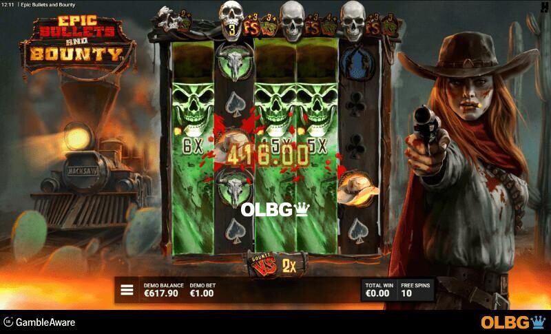 Epic Bullets and Bounty slot Go Ahead, Make Her Day feature screenshot