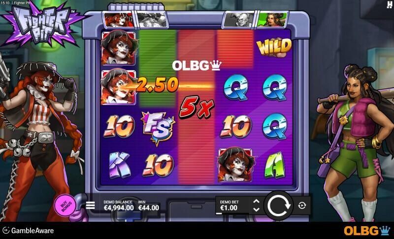 Fighter Pit slot Wild Fist Reels feature screenshot