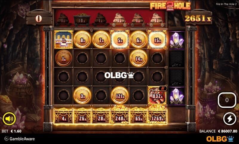 Fire in the Hole 2 slot Lucky Wagon Spins feature screenshot