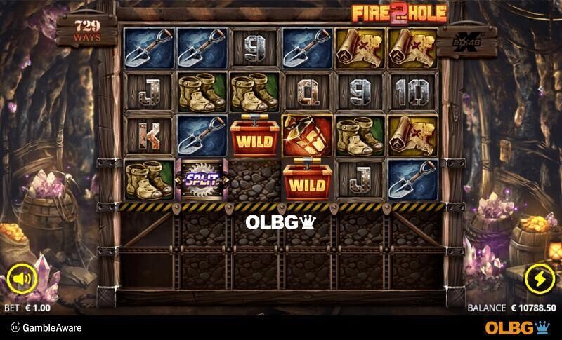 Fire in the Hole 2 slot Wild Mining feature screenshot
