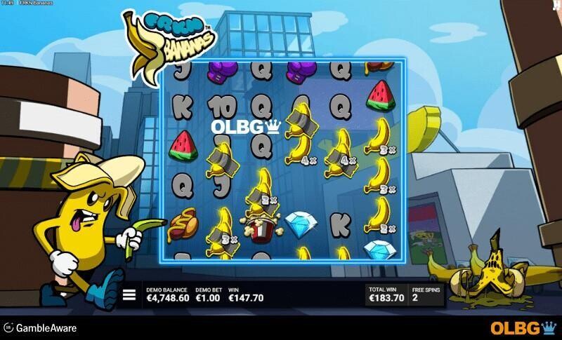 FRKN Bananas slot Banana Blitz! Bonus feature screenshot