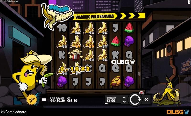 FRKN Bananas slot Spreading Bananas mechanic screenshot