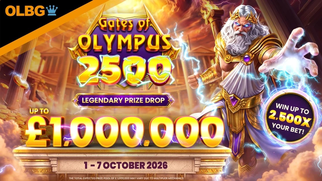 £1 Million to be Won with Gates of Olympus 2500 Prize Drop Promotion £1 Million to be Won with Gates of Olympus 2500 Prize Drop Promotion