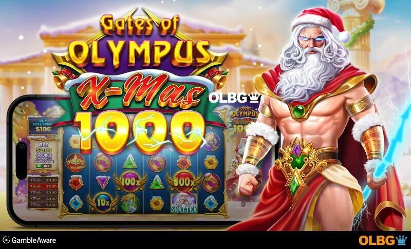 Gates of Olympus Xmas 1000 slot mobile screenshot