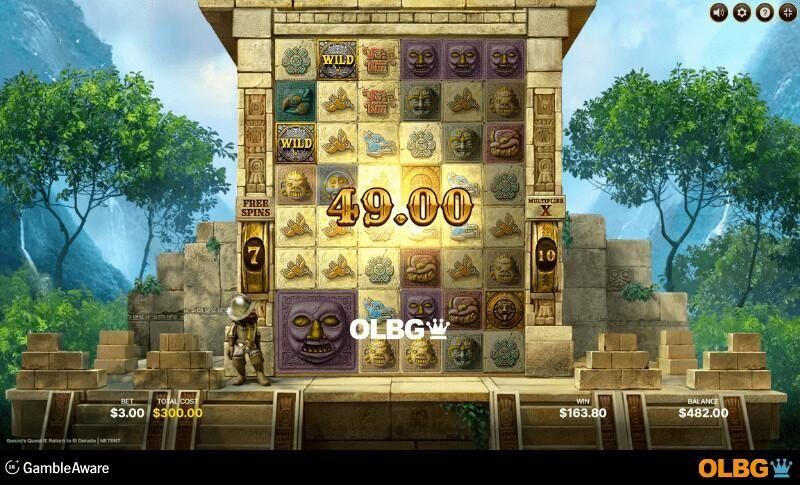 Gonzo’s Quest 2 slot Free Spins feature screenshot