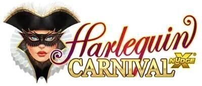 Harlequin Carnival slot logo from NoLimit City
