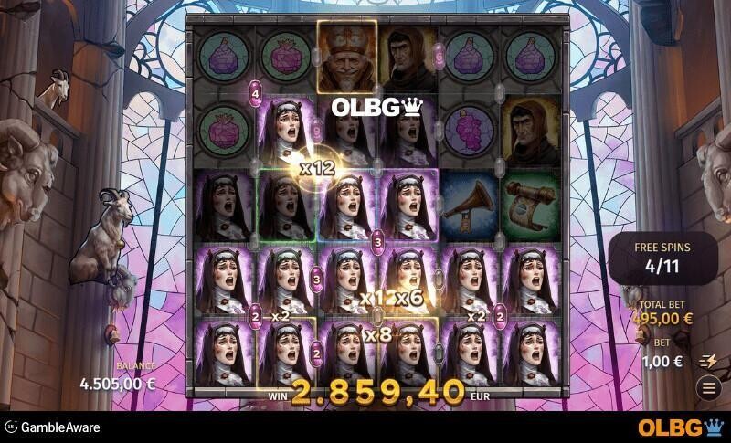 Holy Hand Grenade 2 Dream Drop slot Free Spins feature screenshot