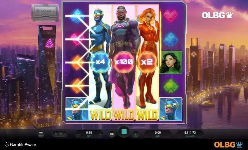 Immortal 5 slot hero wild symbols screenshot